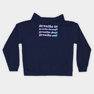 Breathe In, Breathe Through Taylor Swift Lyric Kids Hoodie